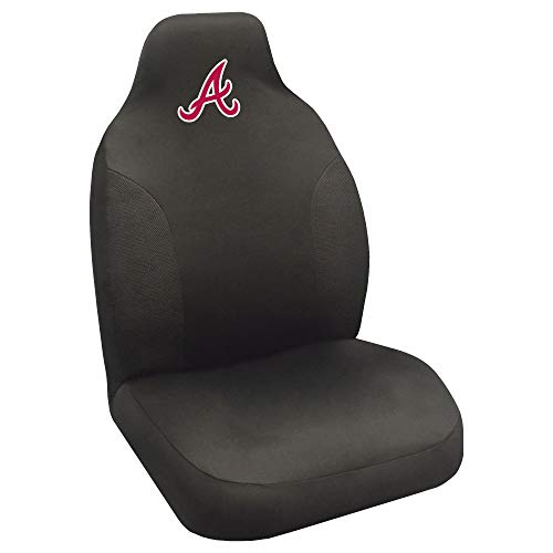 FANMATS 26506 Atlanta Braves Embroidered Seat Cover