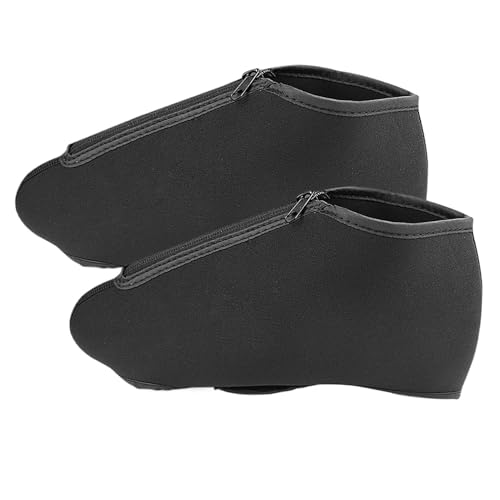 Funda protectora para zapatos de patinaje, 1 par, protector de neopreno de cuatro patines, mejora la protección de calzado deportivo, diseño impermeable para competiciones, práctica