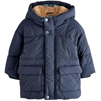 NEXT Niños Abrigo impermeable acolchado con forro de borreguito