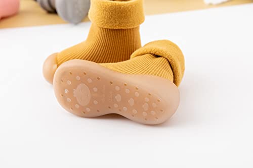 Betadog Toddler Baby Boys Girls Floor Socks Anti Slip Thick Knee High Cotton Sock Toddler Walking Socks Autumn and Winter3