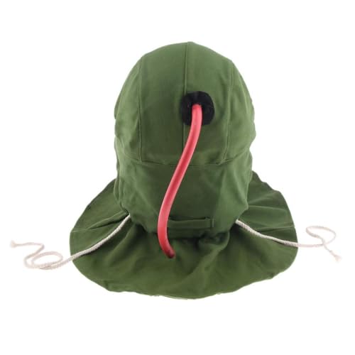 Masque sablage industriel vert de 22 cm contre les éclats de meulage - 6
