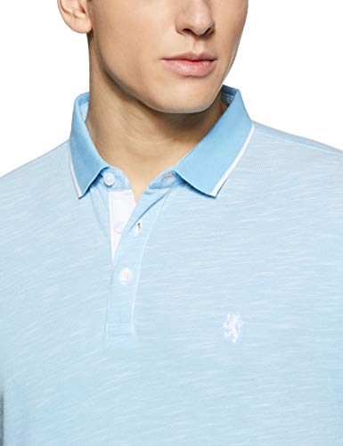 Image of Red Tape Men Powder Blue T-Shirt