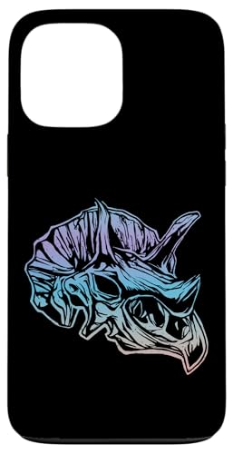 �g���P���g�v�X�A�����A����, Triceratops, Dino, Dinosaur �X�}�z�P�[�X iPhone 13 Pro Max �p