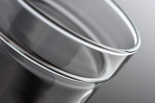 KeepCup Brew, Reusable Coffee Cup - Tempered Glass and Splashproof Sipper, M 12oz/340ml - Black