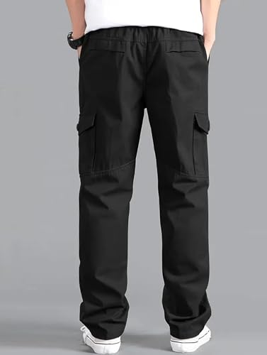 Image of Lymio Cargo for Men || Cotton Cargo Pant || Drawstring Waist Pant (Also Available in Plus Sizes) (117-120)