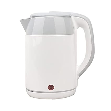JENY Electric Kettle Boiler 2.5 L Double Wall Stainless Steel Coffee Tea Pot, BPA-Free Cool-Touch Kettle, Cordless, LED Indicator, Auto Shut-Off & Boil-Dry Protection,Fast Boiling kettle-1500 W