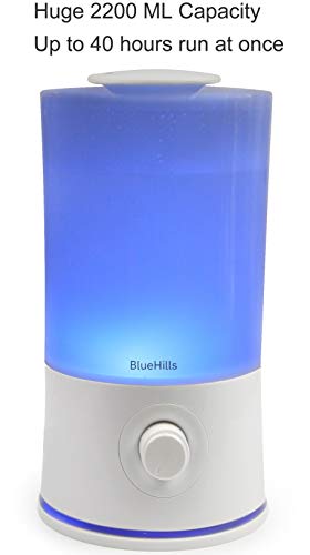 BlueHills Premium 2000 ML XL Large Essential Oil Diffuser Aromatherapy Humidifier for Large