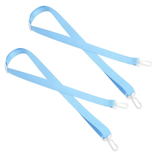 2 uds Cinturón de Drenaje Postmastectomía, Ajustable Cordón el Cuello para Ducha Posoperatoria para Bolsas de Drenaje Imprescindibles Recuperación Posmastectomía (Azul Claro)