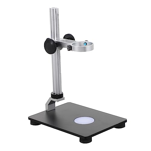 jojofuny 1pc Microscope Stand with Industrial Camera Bracket Adjustable Base Stand for Dissecting Microscope