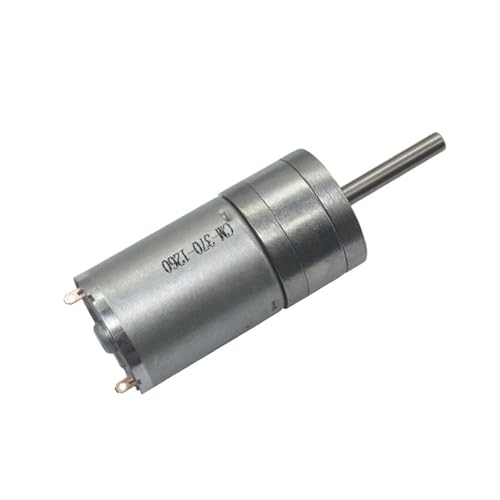 Motorreductor de alto par 12V 12 RPM 25GA370 con eje largo de 25mm JGA25-3700