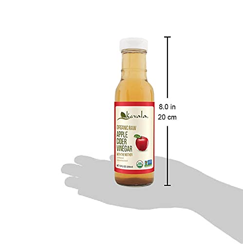 Miniatura 5 de Kevala Vinagre de sidra de manzana orgánico con madre, crudo, sin filtrar, 12 onzas líquidas