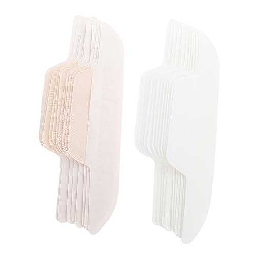 DIYEAH 24 Piezas Almohadilla De Borde Sudor De Cuello Sombrero para Almohadillas para El Sudor del Cuello Almohadilla De Revestimiento De Cuello Protector De Sudor Papel Sin Polvo