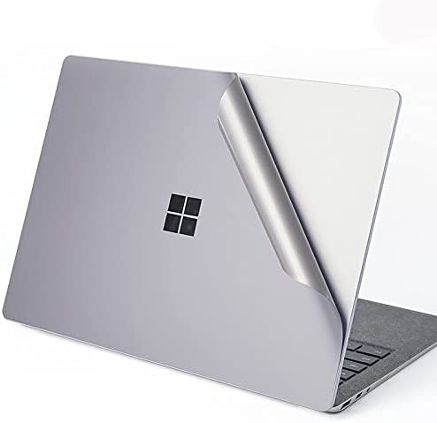 Image of XSKN Pure Color Full Body Bubble Free Computer Vinyl Decal Sticker for Microsoft Surface Laptop 1 2 3 4 5 Model Computer (Surface Laptop 1&2 13.5 inch, Space Gray)