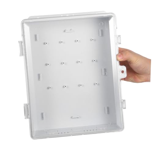Boîte de jonction étanche de jardin pour installation électrique extérieure et disjoncteurs