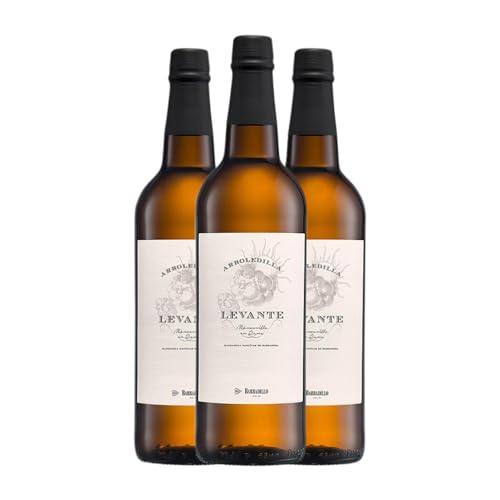Barbadillo Arboledilla Levante Palomino Fino Manzanilla-Sanlúcar de Barrameda 75 cl Vino generoso (Caja de 3 Botellas de 75 cl)