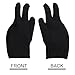 HEATSHAKING 4pcs Heat Resistant Hair Styling Finger Mitts Gloves for Curling Iron and Straightener Protection in Beauty Salon and Home Use
