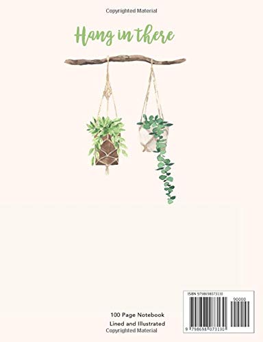 Rooting for you.: Hang in there, I'm rooting for you. 100 paged lined notebook - Image 2