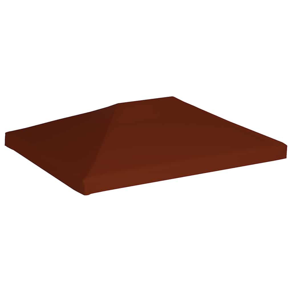 vidaXL Toldo de Cenador 310 g/m² Casa Jardín Terraza Patio Piscina Decoración Diseño Estilo Lona Cubierta Capa Dosel Parasol Estor 3x4 m Terracota