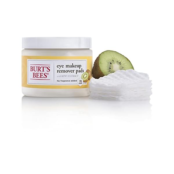Burt's Bees Eye Makeup Remover Pads,35 Count (Pack of 3)