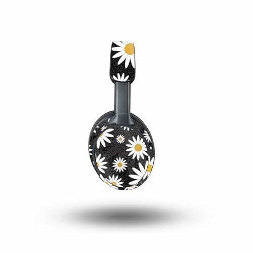 Image of MightySkins Glossy Glitter Skin Compatible with Bose QuietComfort Ultra - Daisies | Protective, Durable High-Gloss Glitter Finish | Easy to Apply, Remove, and Change Styles