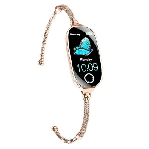 Montre connectée femme DrPhone EleganceX avec suivi de température et SpO2