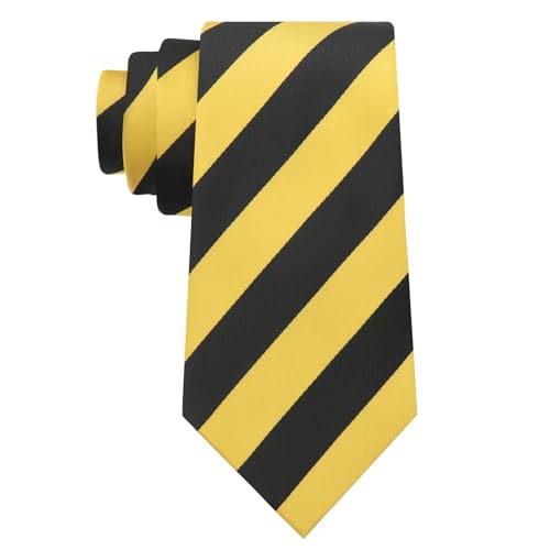 Image of Luckyvestir Striped Ties for Men Classic 3.15 inch Men's Tie Formal Neckties for Business Graduation Dinner Wedding