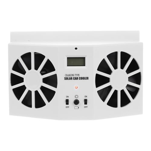 Ventilateur solaire pour voitures pour chasser l'air chaud et les odeurs