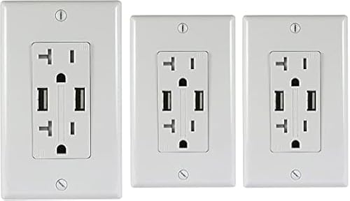 Premier Mobile Triple Prise 3,4 A, Chargeur de Voiture 12 V, Noir, 20,6 x 11,7 x 4,8 cm, 0,3 kg