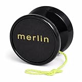 Yoyo King Merlin Pro Yoyo with Ball Bearing Axle and Extra String ... (Black)