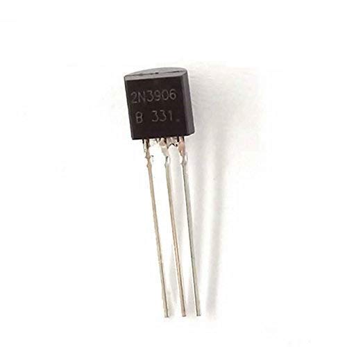 McIgIcM 200pcs 2n3906 pnp Transistor,2n3906 Bipolar (BJT) Transistors PNP 40V 200mA 250MHz 600mW Through Hole TO-92