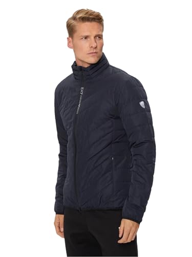 Vestibilità: SLIM EA7 GIACCA GIUBBOTTO UOMO BLU ARMANI EMPORIO ARMANI 7 PIUMINO 100 GRAMMI EA XXL BLU