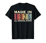 Photo Gallery retro 1926 tutte le parti originali vintage made in 1926 uomo donna maglietta Photo Gallery retro 1926 tutte le parti originali vintage made in 1926 uomo donna maglietta