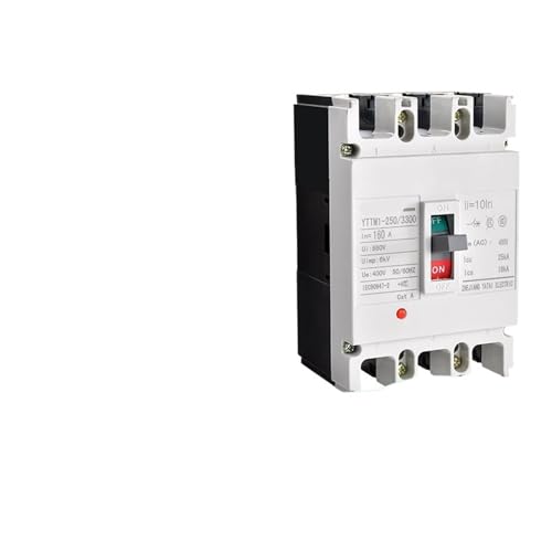 MCCB interruptor de caja moldeada trifásico 4P 160A 400V caja transparente 3