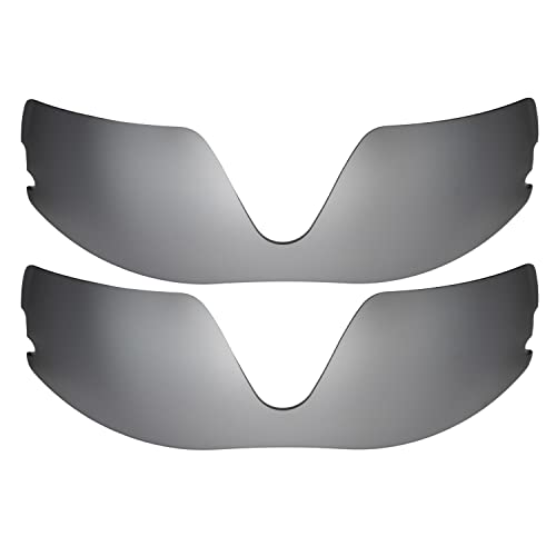 Verres polarisés Oakleys Radar Pitch Titanium Mirror finition titane haute définition optique