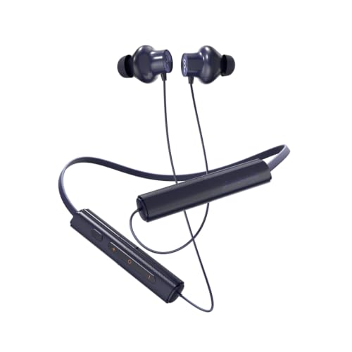 Lava Probuds Xscape 13°Neckband, 70H Battery, 3 EQ Modes with Button for Music Lovers, Dual Pair, Fast Charge in 10 min, Magnetic Buds, 45ms Latency, 