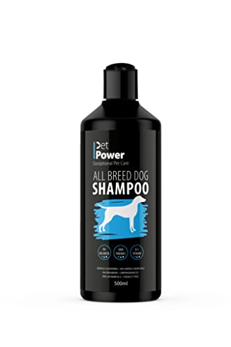Pet Power - All Breed Dog Shampoo | Animal Grooming, Deodorising, Deep Cleaning and Moisturising | Pro-Vitamin B5 | pH Balanced - 500ml (FAM0754)