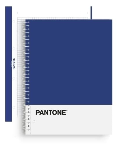 Block Escolofi Notebook Pantone Basic A4 80H Cuadric.5X5 90G Azul. 5 Unidades