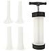 CALLARON Manual Sausage Stuffer Stainless Steel Hand Operated Sausage Filler Stuffer Salami Maker Homemade Sausage Making Tool Supplies