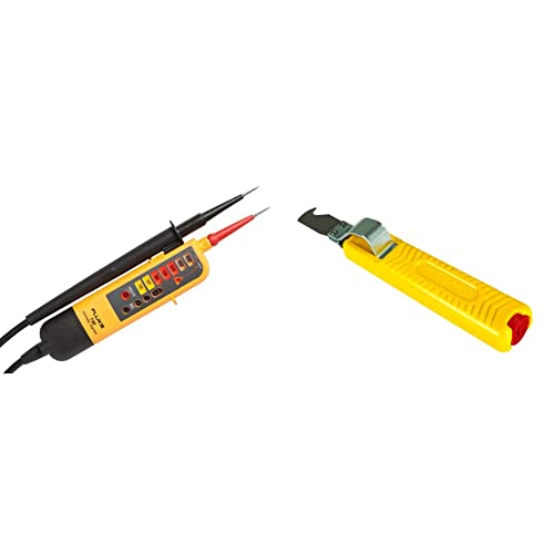 Testeurs de tension Fluke T90 et couteau Jokari pour sécuriser vos travaux