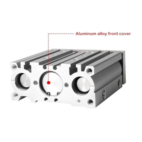 Vérin pneumatique trois barres MGPM16 anti-torsion pour guidage linéaire - 4