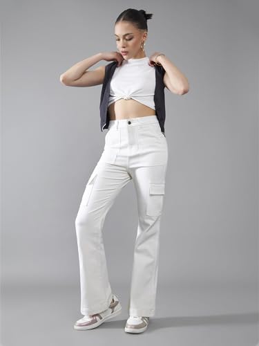 Image of Dolce Crudo High Rise Bootcut Jeans for Women