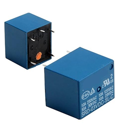 SRD-03VDC-SL-C relais 3V 250VAC 10A commutateur PCB T73 5 broches pour automatisme