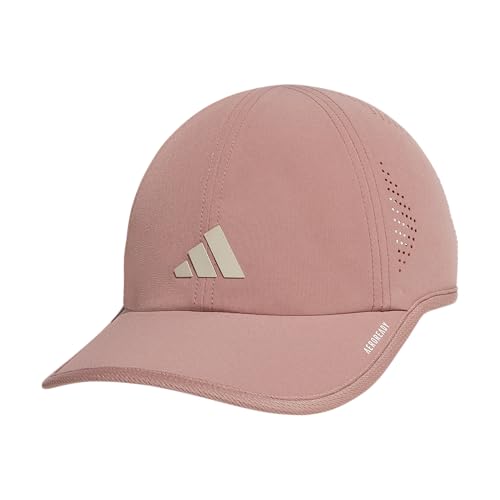 adidas Women's Superlite Hat, Relaxed-fit Adjustable Workout Sports Cap, Warm Clay Pink/Wonder Alumina Grey/3.0
