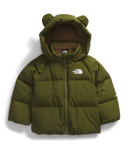 THE NORTH FACE Fleece Lined Chaqueta de Plumas, Bosque de Oliva, 24 Meses Unisex niños