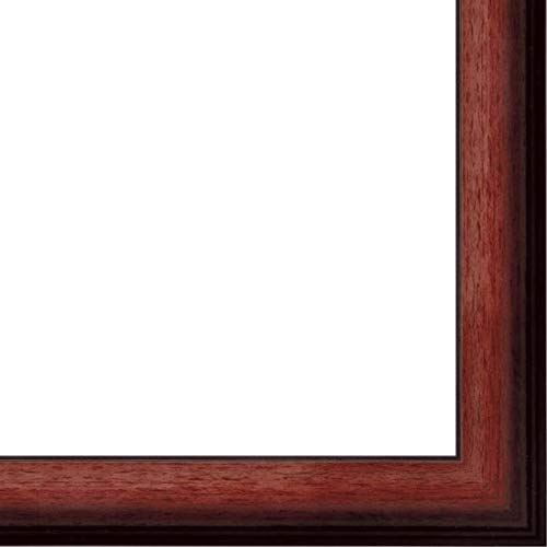 CountryArtHouse Picture Frame Moulding (Wood) 100ft bundle - Traditional Mahogany Finish - 1.625