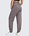 G4Free Pregnancy Joggers Over The Belly Maternity Lounge Pants Adjustable Waistband Soft Sweatpants with Pockets(Taupe,XS,Petite)