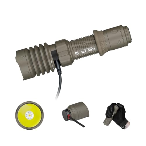 OLIGHT Warrior X 4 Linterna Táctica Recargable 2600LM 630M con Potente Interruptor...