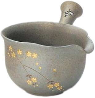 常滑焼3-682青峰 焼〆手蝶透かし金桜湯冷まし AM-T342