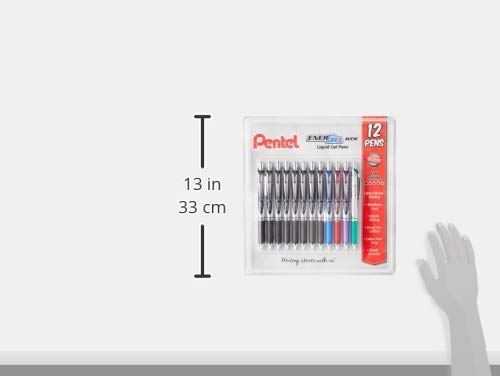 Pentel EnerGel RTX Bolígrafos Gel Retráctiles x12 miniatura 3