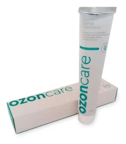 Creme Dental Ozonizado sem Flúor e sem Parabenos, Vegano, Ozoncare, 90g